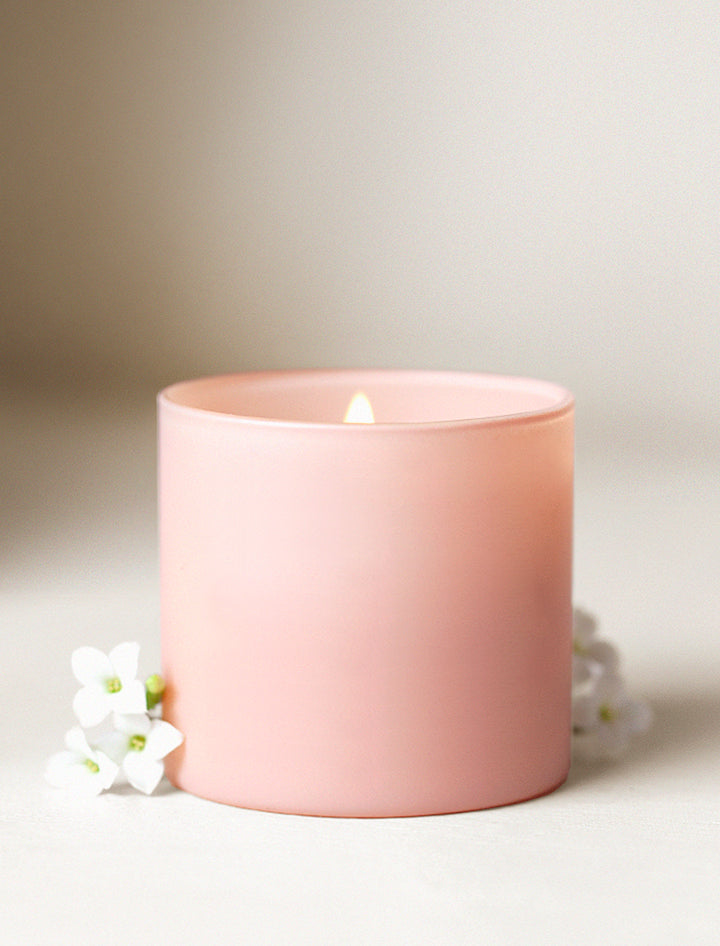 Spring Rosé Garden & Candle