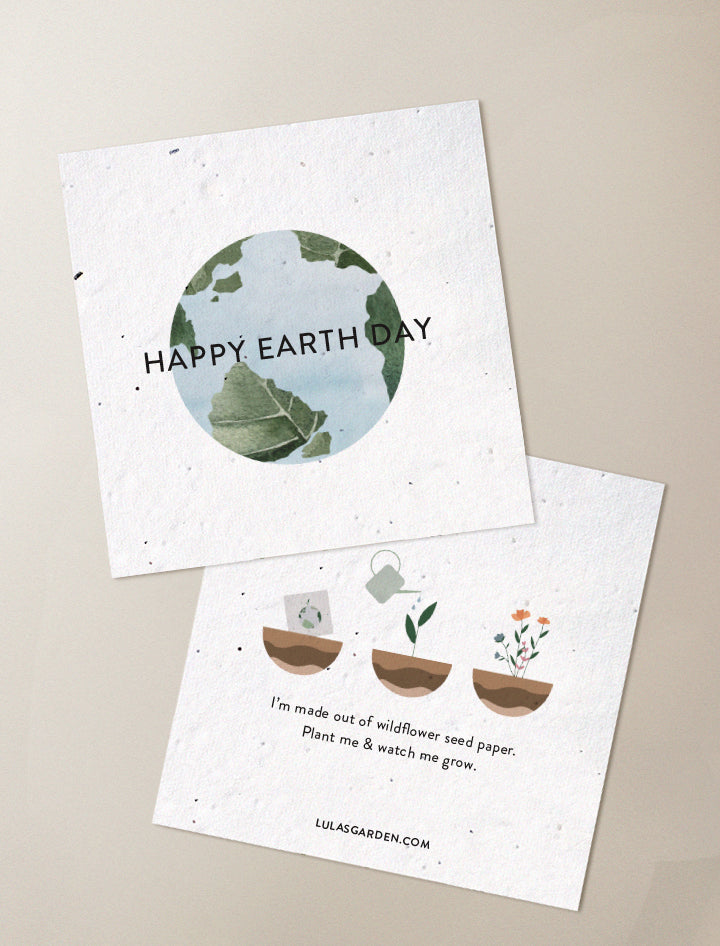 Earth Day Seed Card
