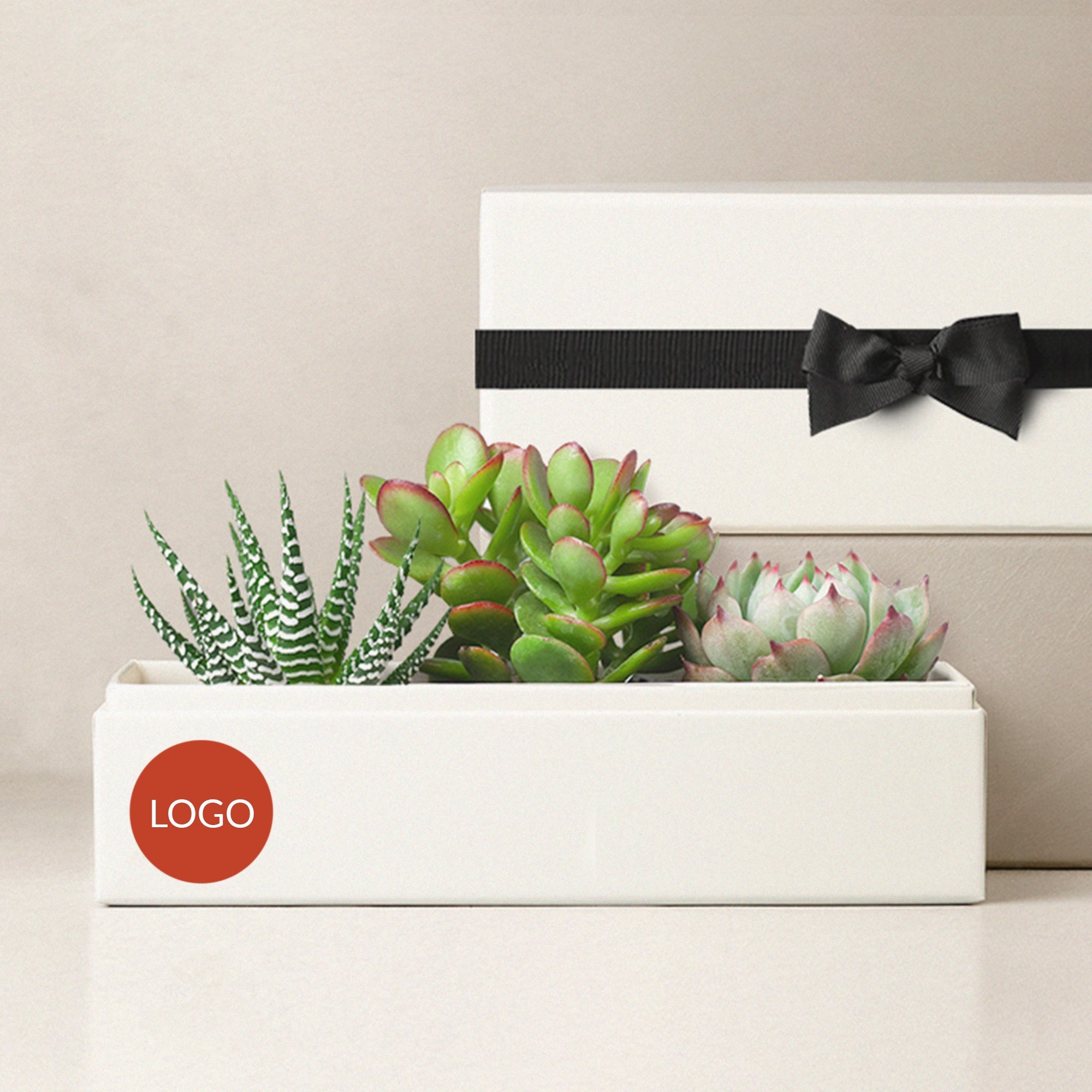 Custom Black Bow Jewel Garden